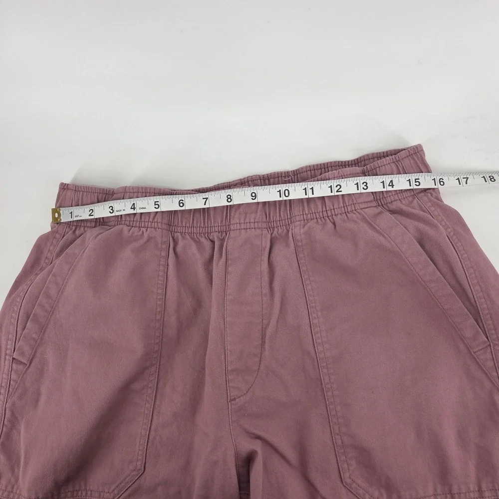 Old Navy Pull-On Utility Pants L Woodrose Pink High Rise Gorpcore Workwear Boho
